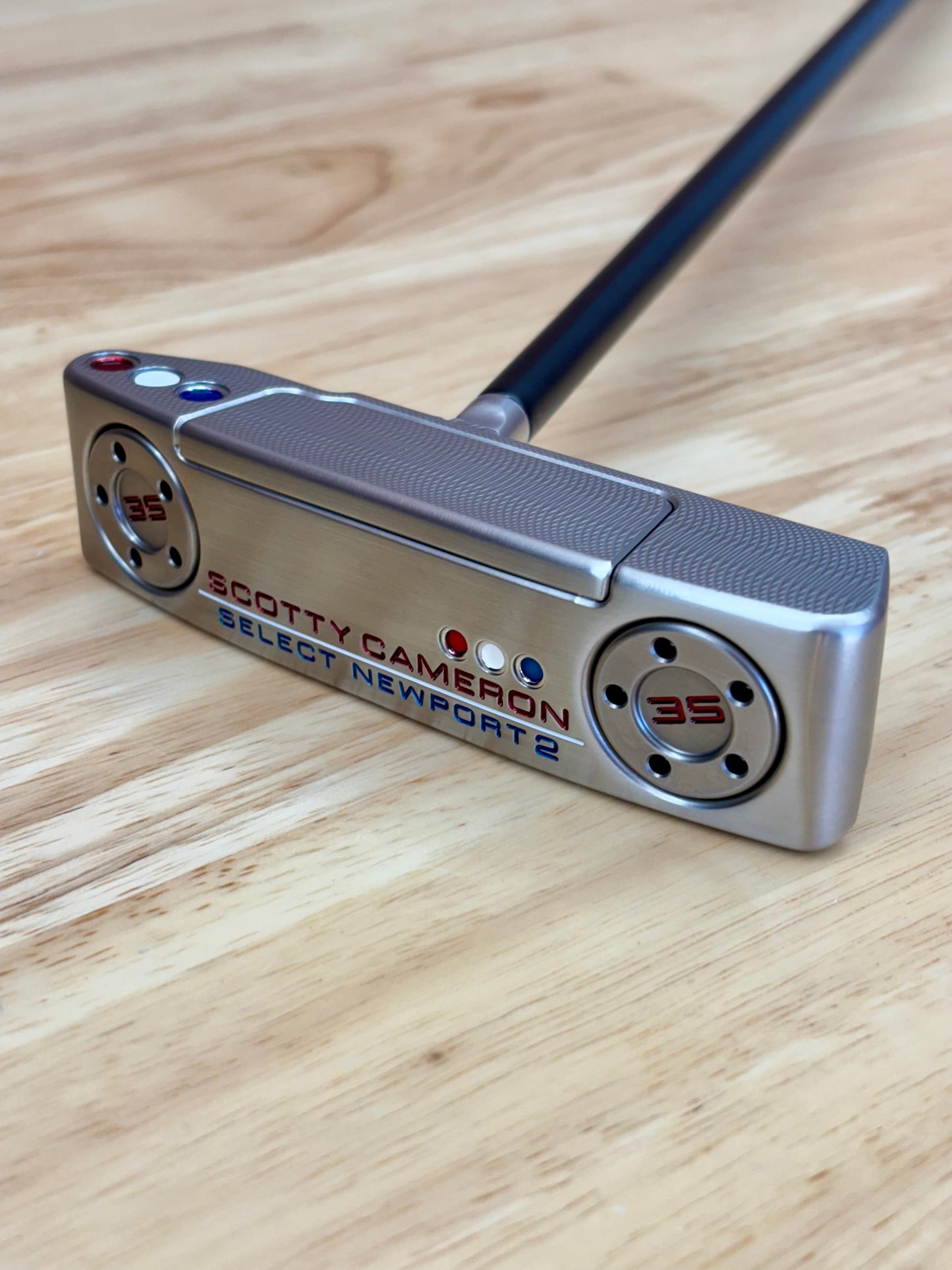 Scotty Cameron Newport 2 LH (Modified Center Shaft & Button Back)